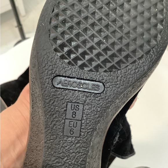 Comfy stylish tall boots on medium wedge heel 🖤🖤 - Picture 14 of 15